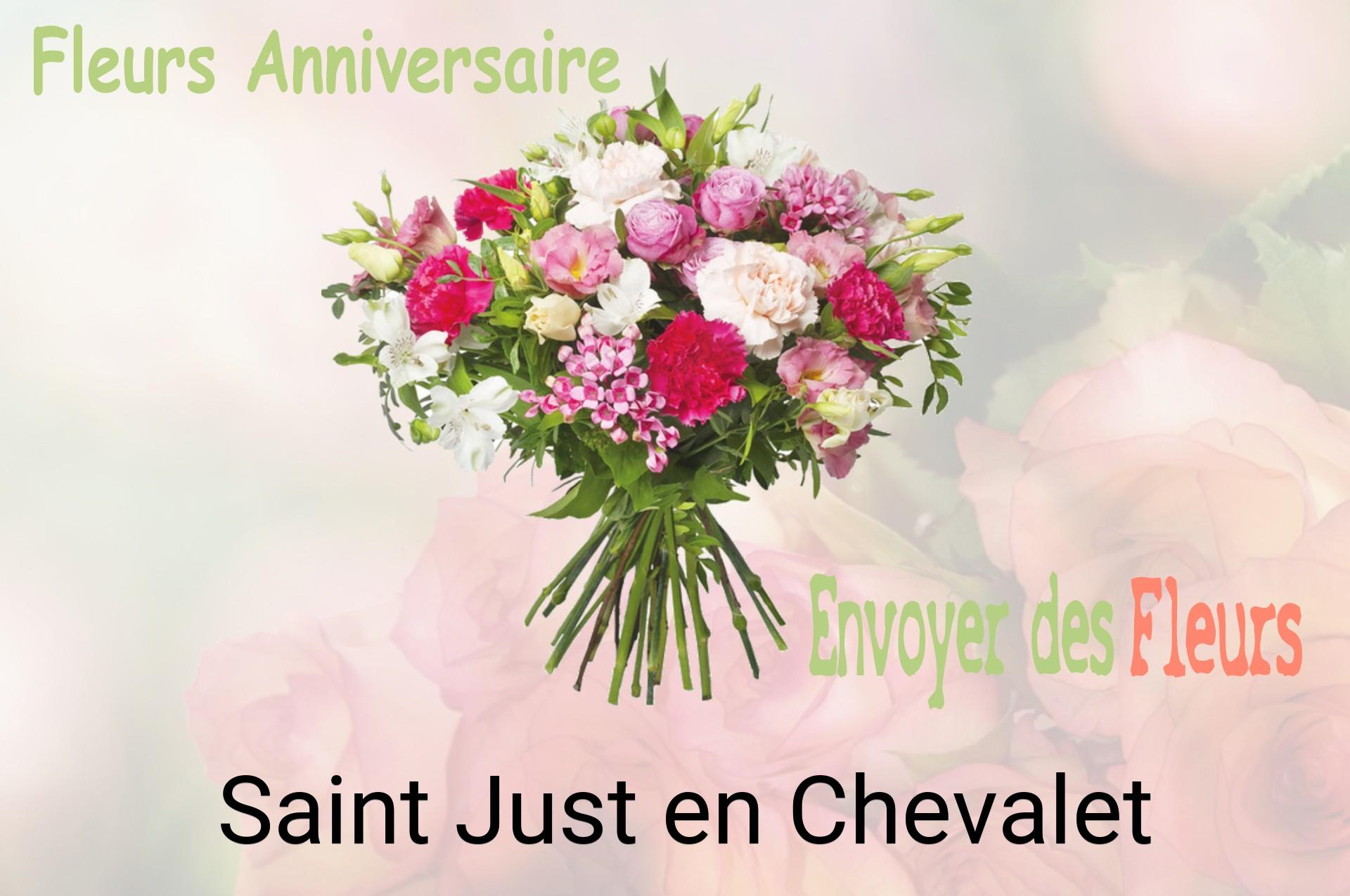 Bouquet de fleurs d’anniversaire livré à Saint-Just-en-Chevalet