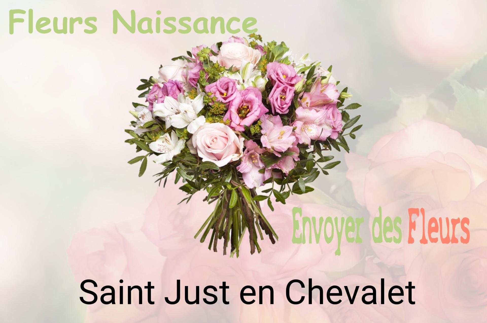 Bouquet de fleurs de naissance livré à Saint-Just-en-Chevalet