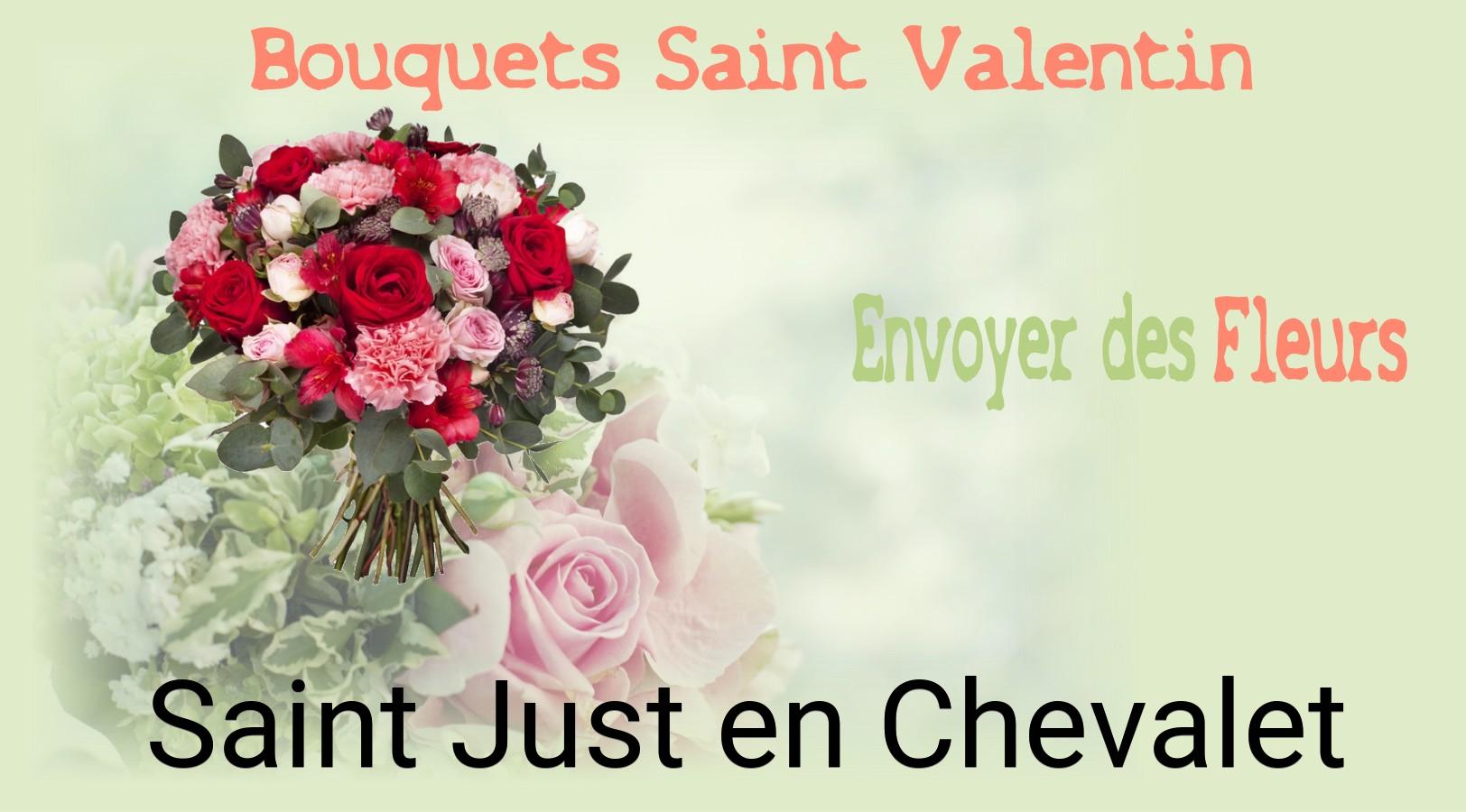 Roses de Saint-Valentin livrées à Saint-Just-en-Chevalet